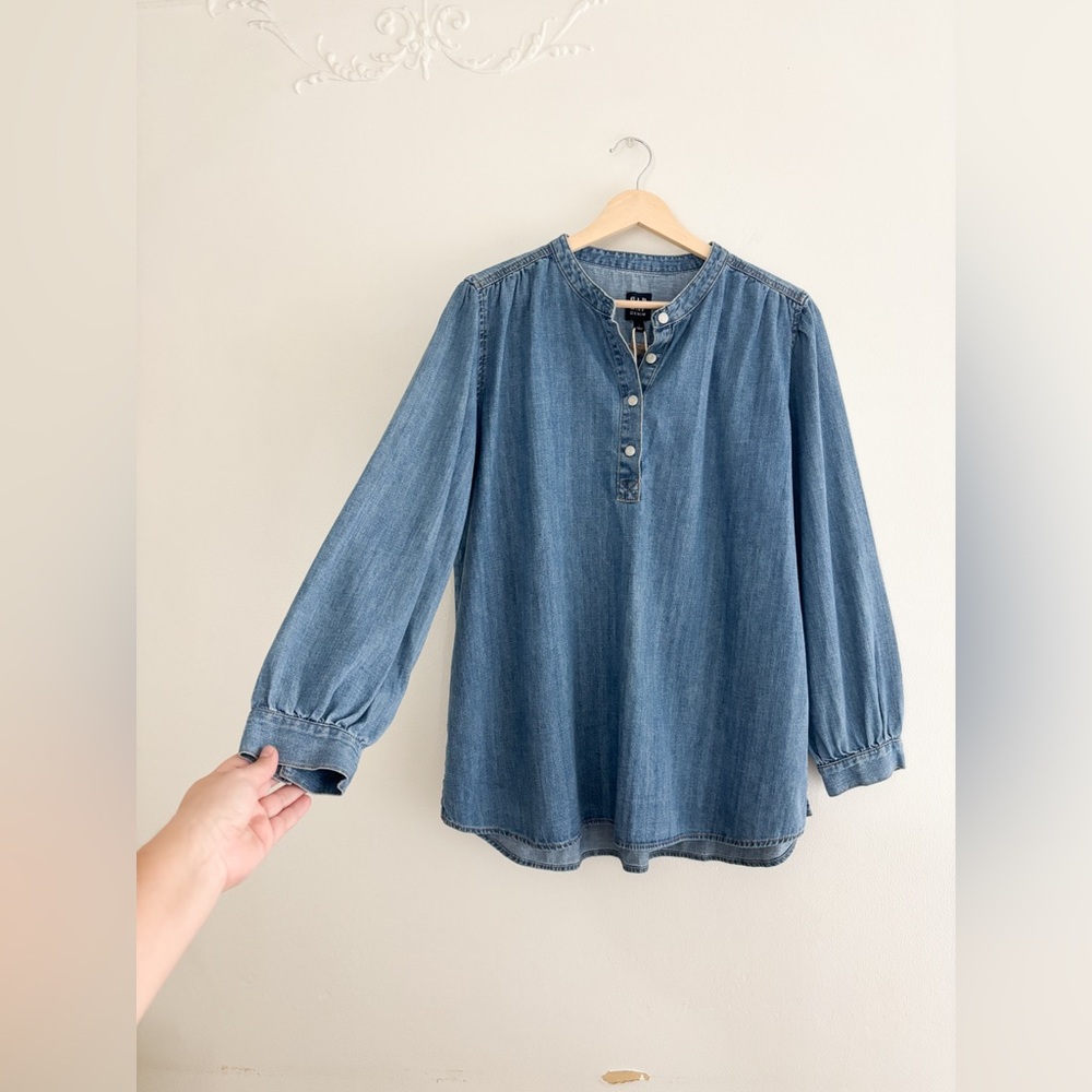 Gap Denim Blouse - image 7